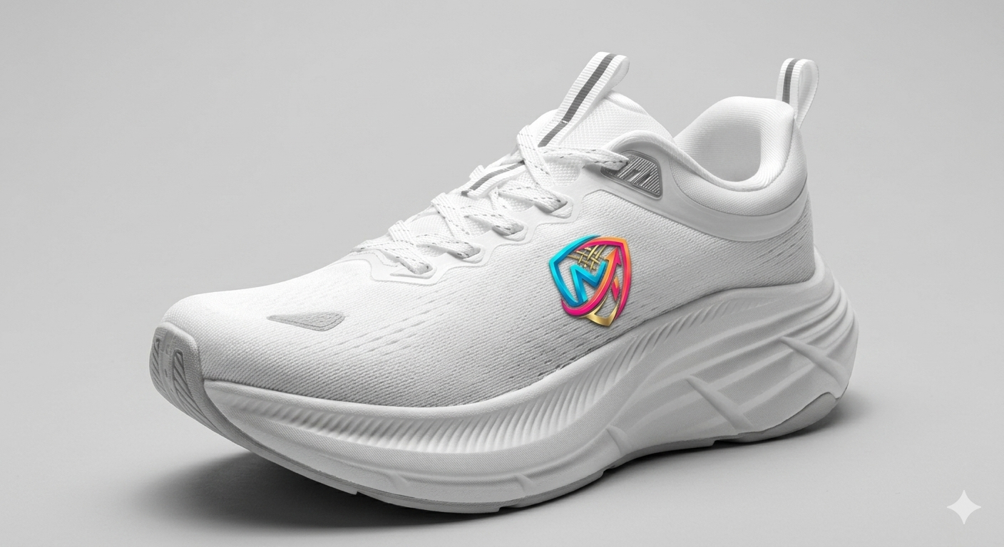 Unisex white sneakers