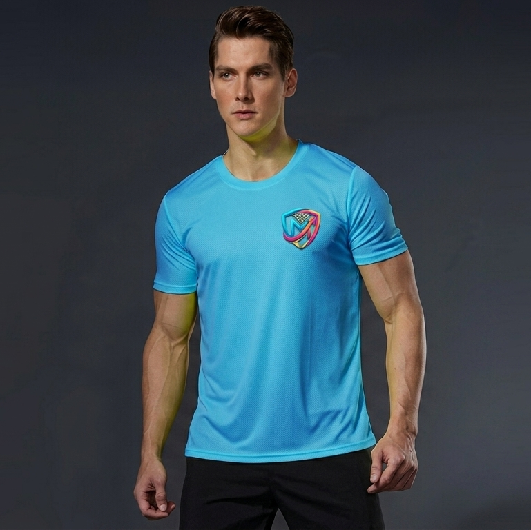 Men's aquamarine shirt