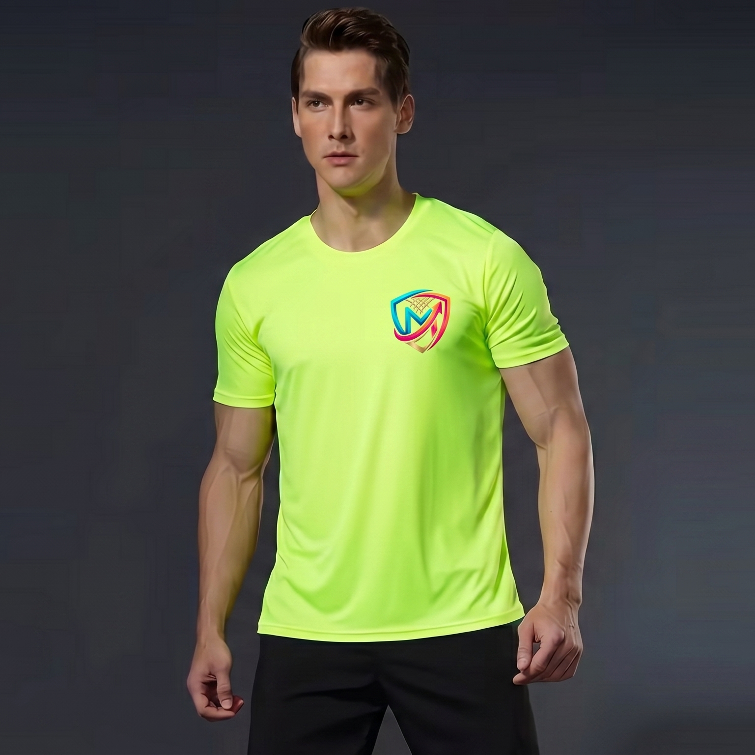Men's green shirt